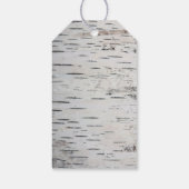 Berkenboom Bark rustieke land bruiloft dank u Cadeaulabel (Achterkant)