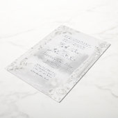 Berkenboom bos bruiloft folie uitnodiging (Gedraaid)