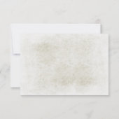 Berkenboom rustieke bruiloft RSVP Kaarten (Achterkant)