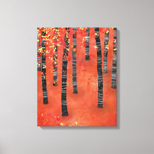 Berkenbos Landschap Canvas Afdruk