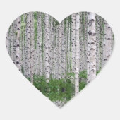 Berkeneboom Natuur Hart Sticker (Voorkant)