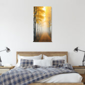 Berkenlaan Canvas Afdruk (Insitu (Slaapkamer))