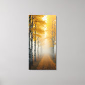 Berkenlaan Canvas Afdruk (Voorkant)