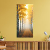Berkenlaan Canvas Afdruk (Insitu (Woonkamer))