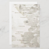 berkenplantage briefpapier (Voorkant / Achterkant)