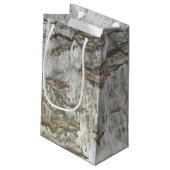 Berkenschors rustiek klein cadeauzakje (Achterkant Gekanteld)