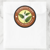 Berkensiroop Etiket Sjabloon (Tas)