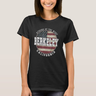 Berkley California Amerikaanse vlag T-shirt