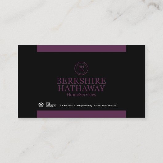 Berkshire Awesome Carte de visite (Dos)