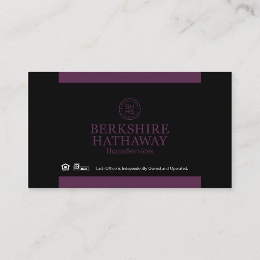 Berkshire Awesome Carte de visite (Dos)