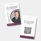 Berkshire Hathaway ID Kaart Badge (Front & Back)