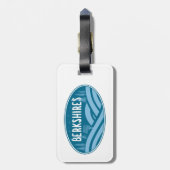 Berkshires Massachusetts Buiten Bagagelabel (Achterkant verticaal)