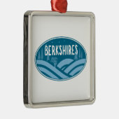 Berkshires Massachusetts Buiten Metalen Ornament (Rechts)