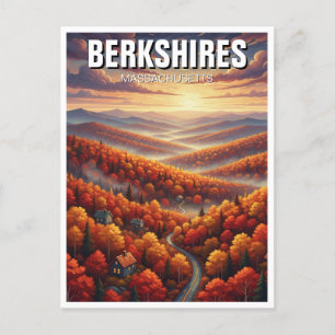 Berkshires Massachusetts Reizen Briefkaart