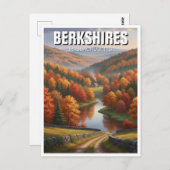 Berkshires Massachusetts Reizen Briefkaart (Voorkant / Achterkant)