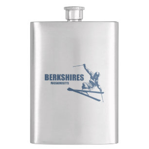 Berkshires Massachusetts Skier Flacon