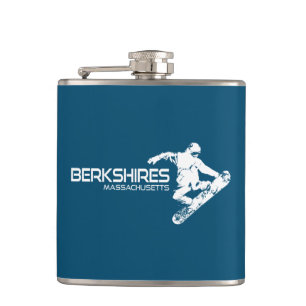 Berkshires Massachusetts Snowboarder Heupfles