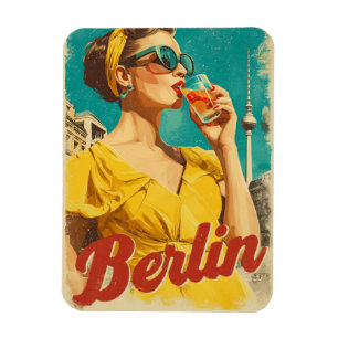 Berlijn 50s retro magneet