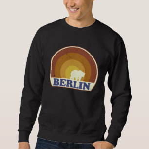 Berlijn Berlijnse Beer Vintage Retro Hoofdstad va Trui