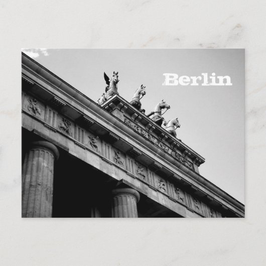Berlijn - Brandenburger Tor Briefkaart (Voorkant)