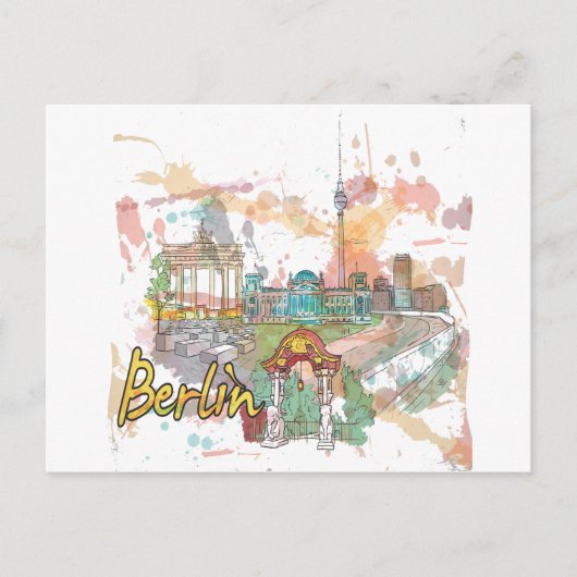 Berlijn Briefkaart (Voorkant)