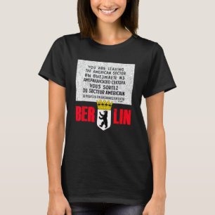 Berlijn Checkpoint Charlie Sign T-shirt