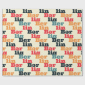 Berlijn creatief patroon. cadeaupapier (Vlak)