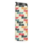 Berlijn creatief patroon. thermosbeker (Geroteerd rechts)
