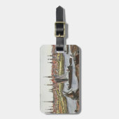 Berlijn, Duitsland, 1737 Bagagelabel (Voorkant verticaal)