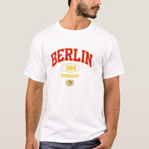Berlijn Duitsland 1994 Vintage Sportstijl Embleem T-shirt