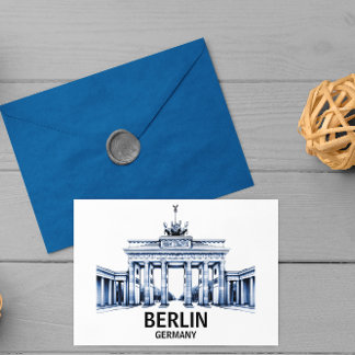 Berlijn Duitsland Brandenburger Tor Briefkaart
