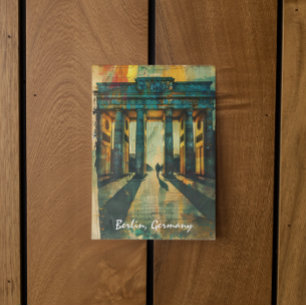 Berlijn Duitsland Brandenburger Tor Schilderij Briefkaart