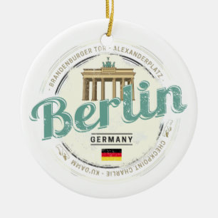 Berlijn Duitsland Brandenburger Tor  Souvenir Keramisch Ornament