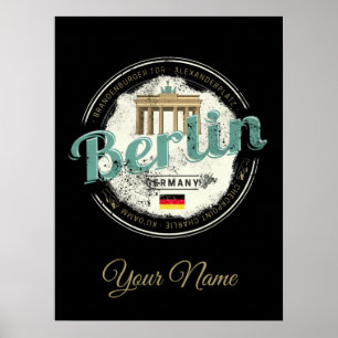 Berlijn Duitsland Brandenburger Tor  Souvenir Poster