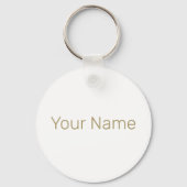 Berlijn Duitsland Brandenburger Tor Souvenir Sleutelhanger (Achterkant)