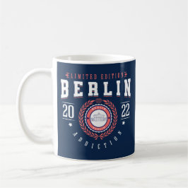 Berlijn Duitsland City Traveler Sports Style Navy Koffiemok