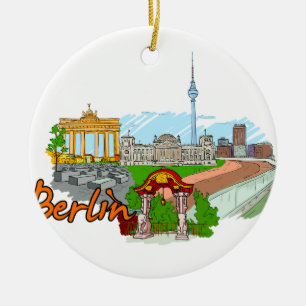 Berlijn - Duitsland Keramisch Ornament