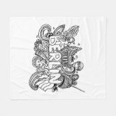 Berlijn Duitsland Landmark Souvenir Fleece Deken (Voorkant (Horizontaal))