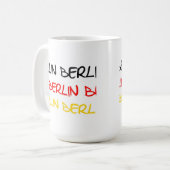 Berlijn, Duitsland Logo Souvenir Koffiemok (Voorkant links)