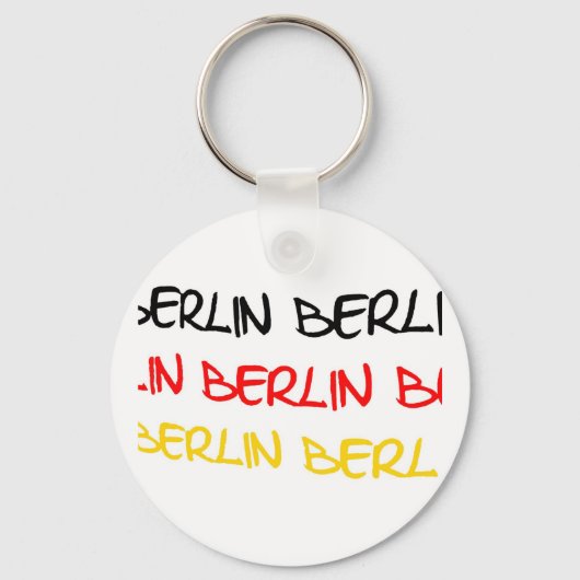 Berlijn, Duitsland Logo Souvenir Sleutelhanger (Voorkant)