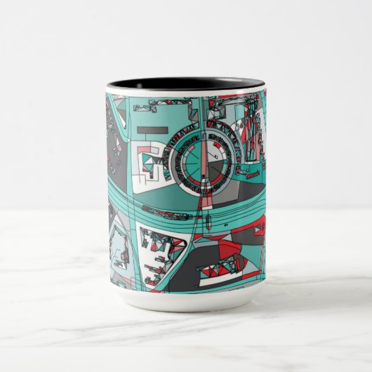 Berlijn, Duitsland Map Mok (Midden)