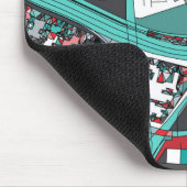 Berlijn, Duitsland Map Muismat (Hoek)