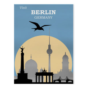Berlijn, Duitsland reisbureau Perfect Poster