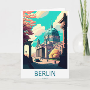 Berlijn Duitsland Reisposter 2 Kaart