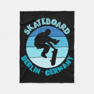 Berlijn Duitsland Skateboarder Urn Skateboarden Fleece Deken