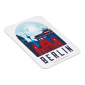 Berlijn Duitsland skyline foto magneet (Rechterzijde)