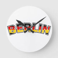 Berlijn, Duitsland, tekst met Duitse vlag
