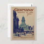 Berlijn Duitsland Toerisme Reizen Briefkaart (Voorkant / Achterkant)