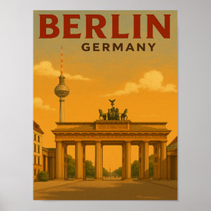 Berlijn Duitsland Travel ArtWork Poster