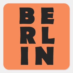 Berlijn Duitsland Vierkante Sticker